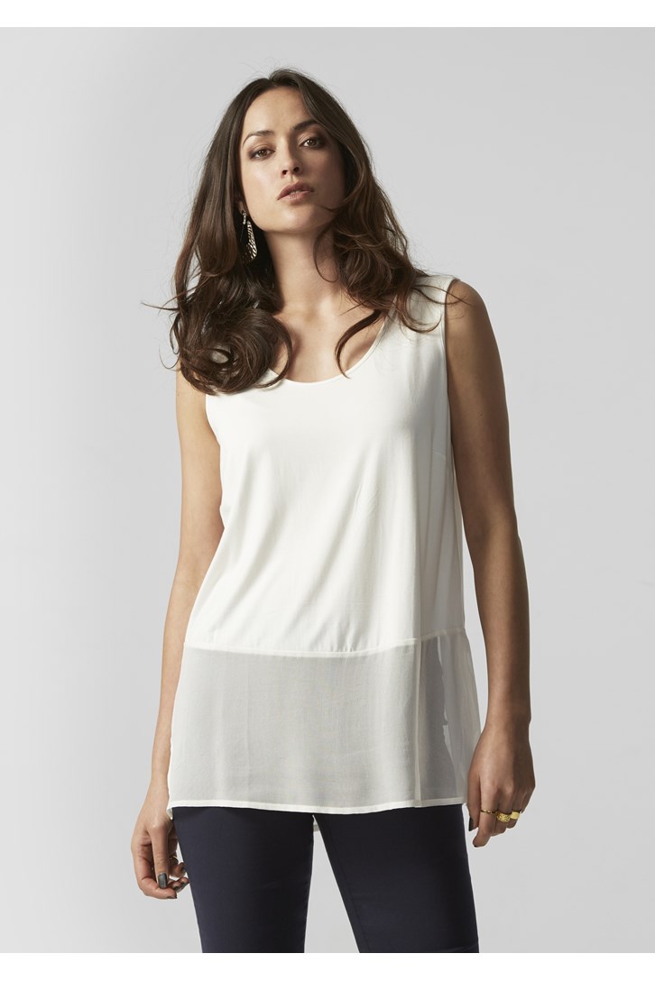 HUDSON TANK MIXED FABRICS VISC SPDX KNIT